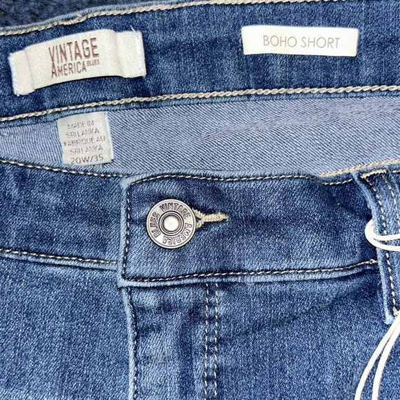 NWT Vintage América Blues cuffed shorts - Picture 5 of 14
